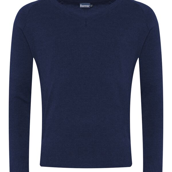 Banner 50/50 V Neck Pullover (Old Badge) Thumbnail