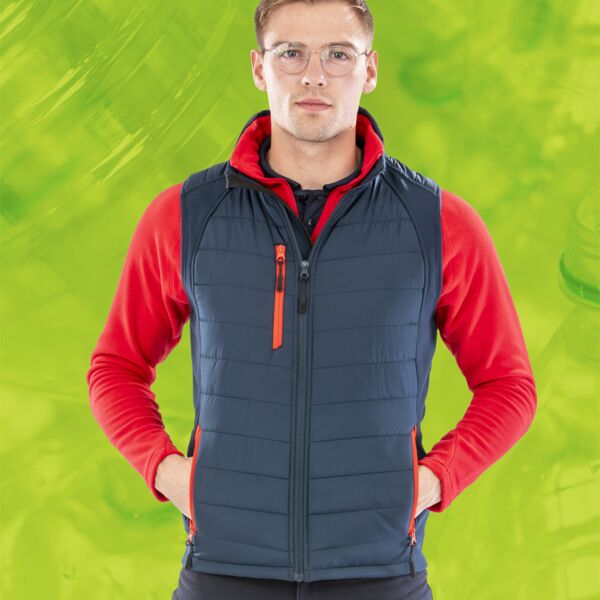 Result Black Compass Padded Gilet Thumbnail
