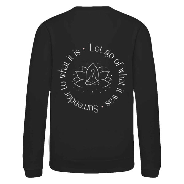 Let Go Of What It Was Kids Black Sweatshirt Thumbnail