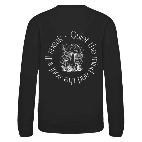 Quiet In The Mind Kids Black Sweatshirt Thumbnail