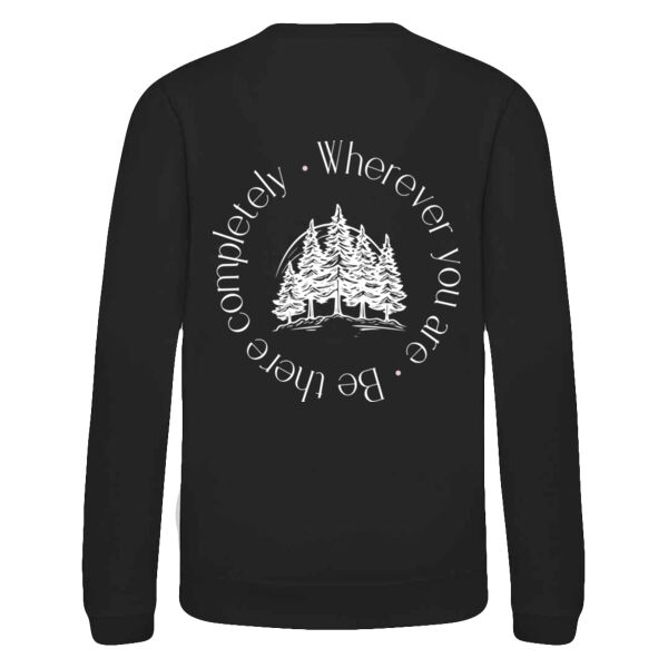 Wherever You Are Kids Black Sweatshirt Thumbnail