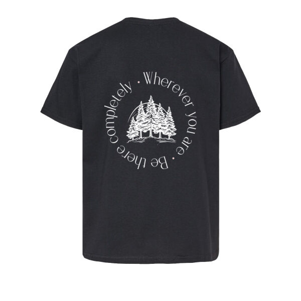 Wherever You Are Kids Black T-Shirt Thumbnail